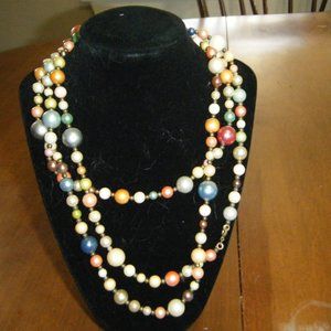 30" Wood Bead Necklace